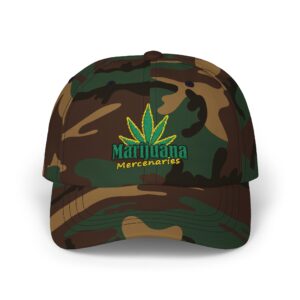 Marijuana Mercenary Camo Cap
